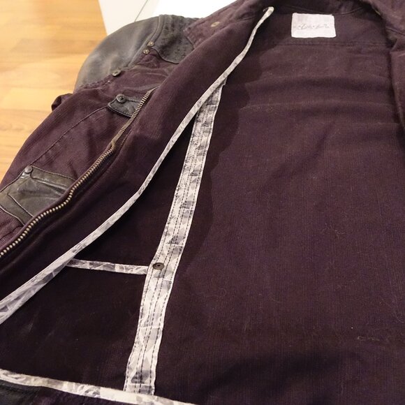 Elvis Jesus Leather Denim Mens Black Medium Biker Jacket - Picture 3 of 16